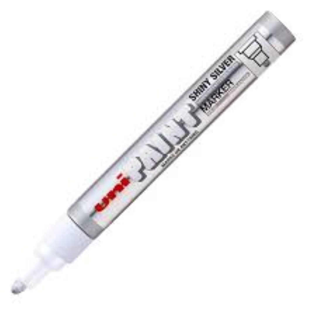 UNI PAINT MARKER BULLET TIP SILVER